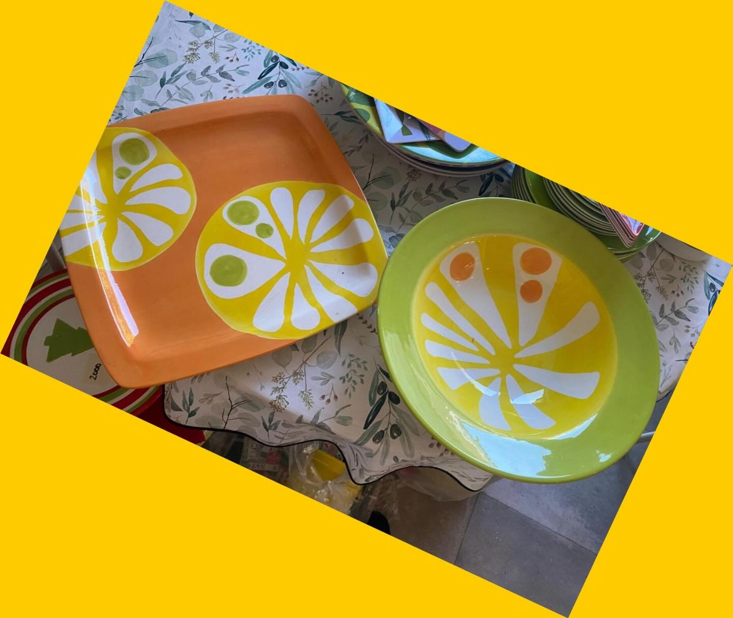 2 fuentes grandes ensaladas/fruta Homy