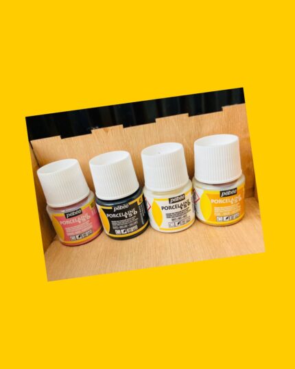 4 pinturas Porcelaine