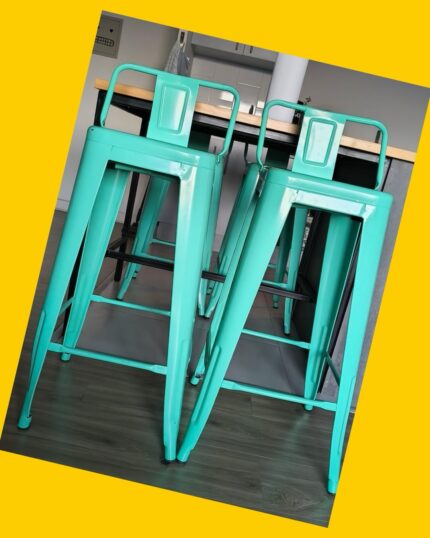 4 Taburetes Tolix verdes