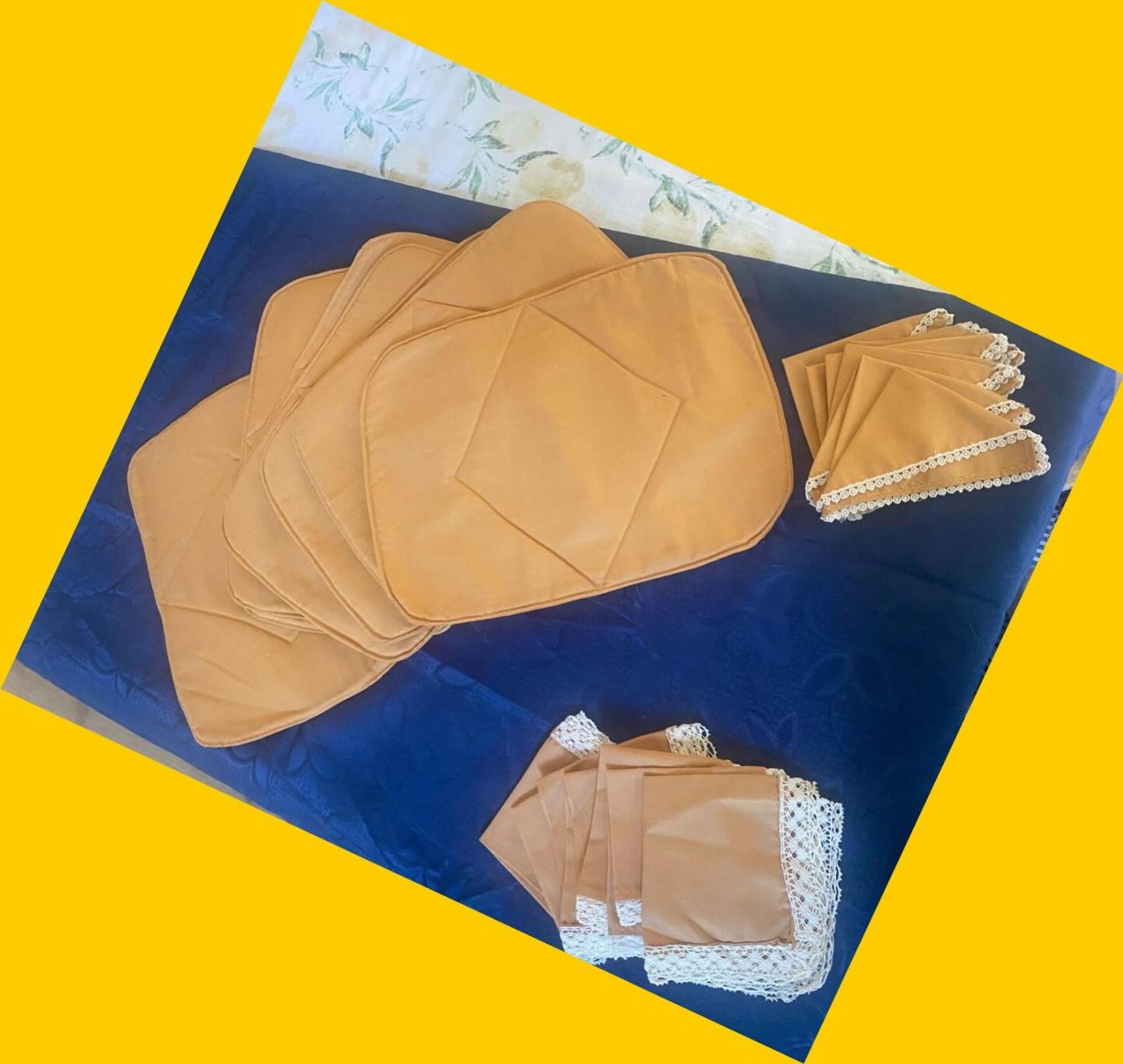 6 Individuales género más servilletas