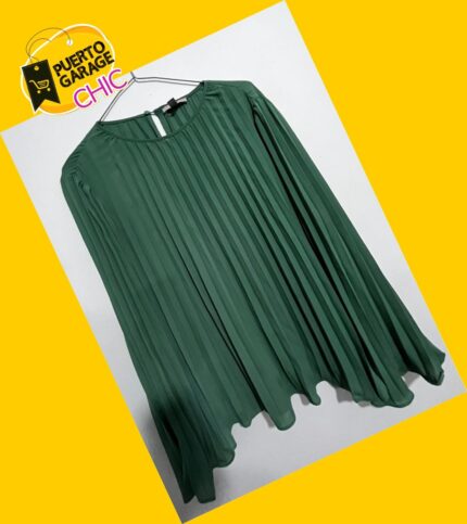 Blusa plisada H&M