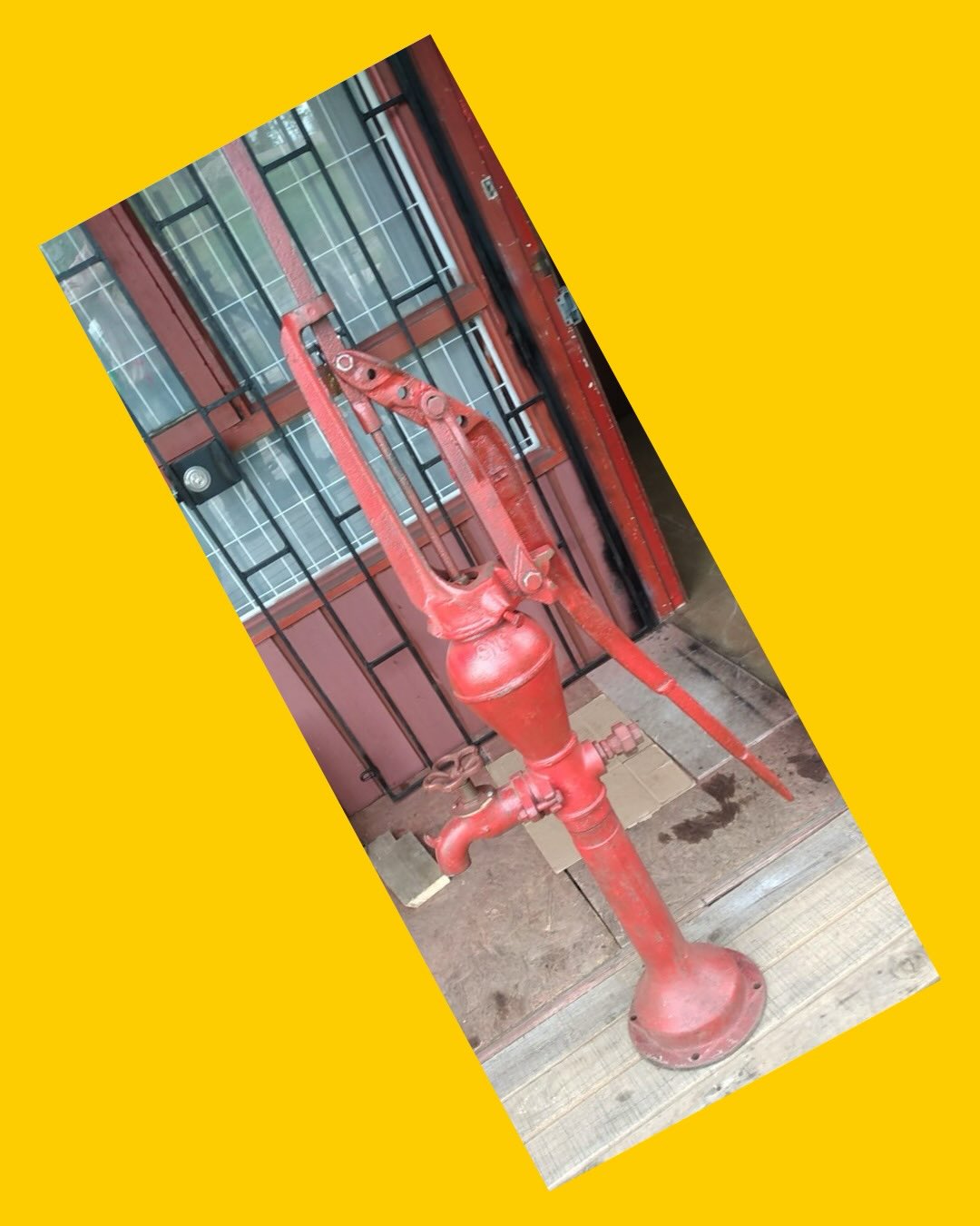 Bomba de fierro fundido