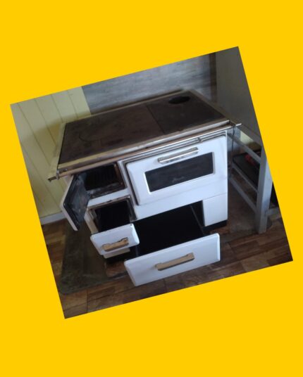 Cocina a leña con set de caños Amesti