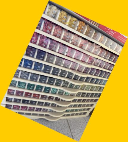 Colección de hilos para bordar + mueble organizador Círculo