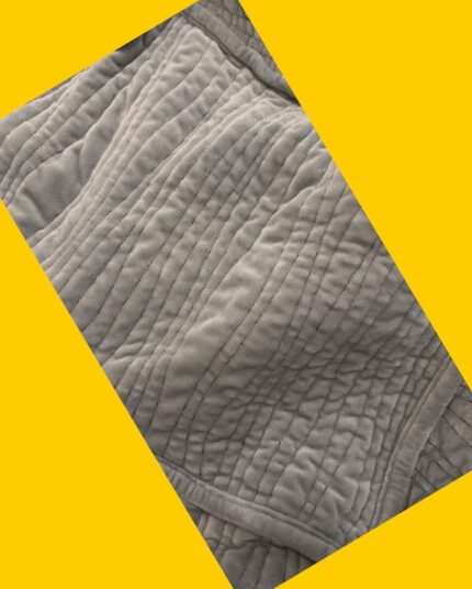 Cubrecama terciopelo gris King Ripley Home