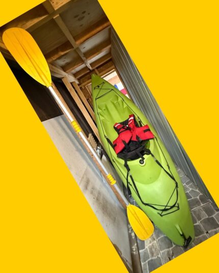 Kayak Single Pucon con remos y chaleco Kayakchile