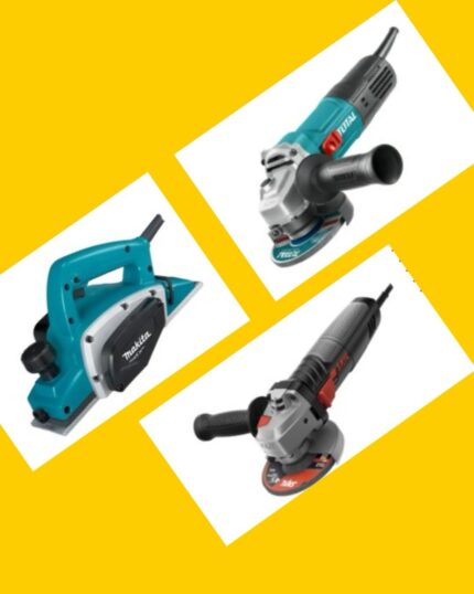 Kit de herramientas (cepillo, esmeriles) Cepillo Makita, esmeril Total y Skil