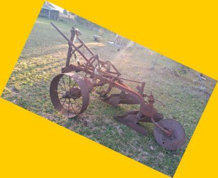 Máquina de arado de 2 timones