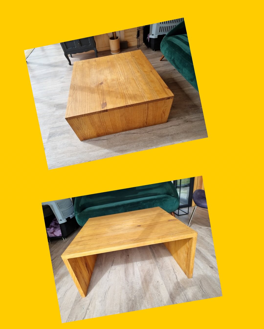 Mesa de centro de madera