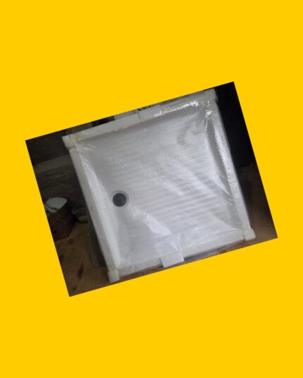 Pie de ducha enlozado