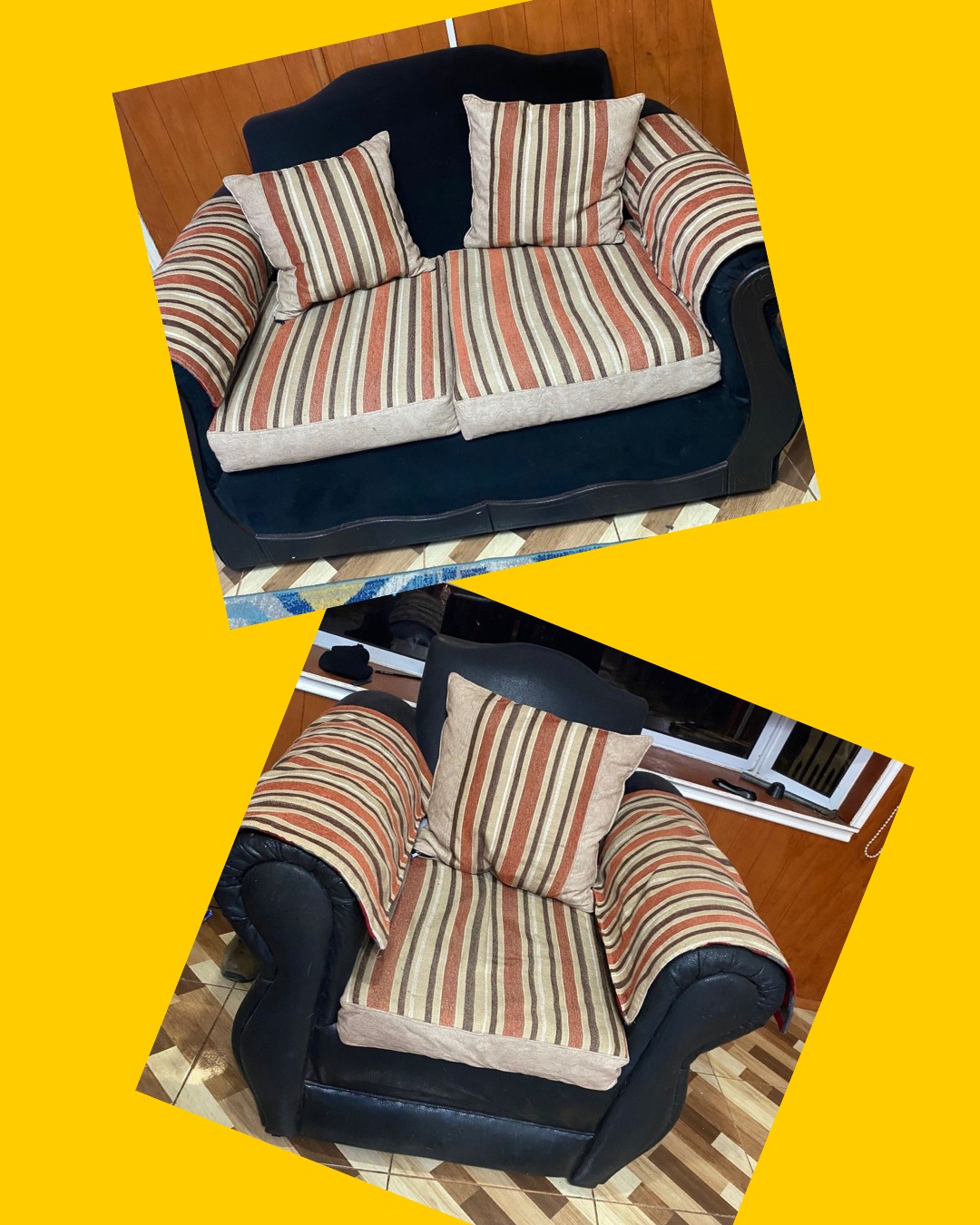 Sofá 2 cuerpos + sillón