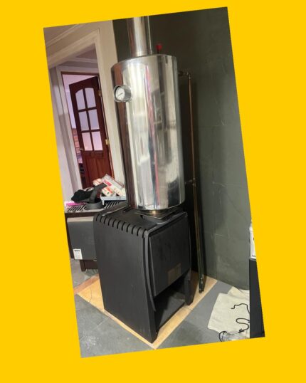 Combustión Amesti con termocañón de 60 lts y serpentines