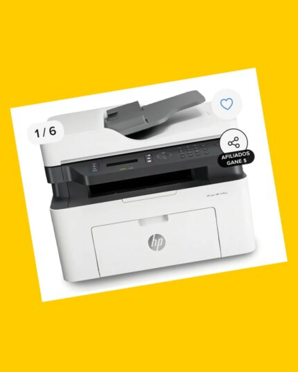 Impresora Multifuncional HP Laser MFP 137fnw