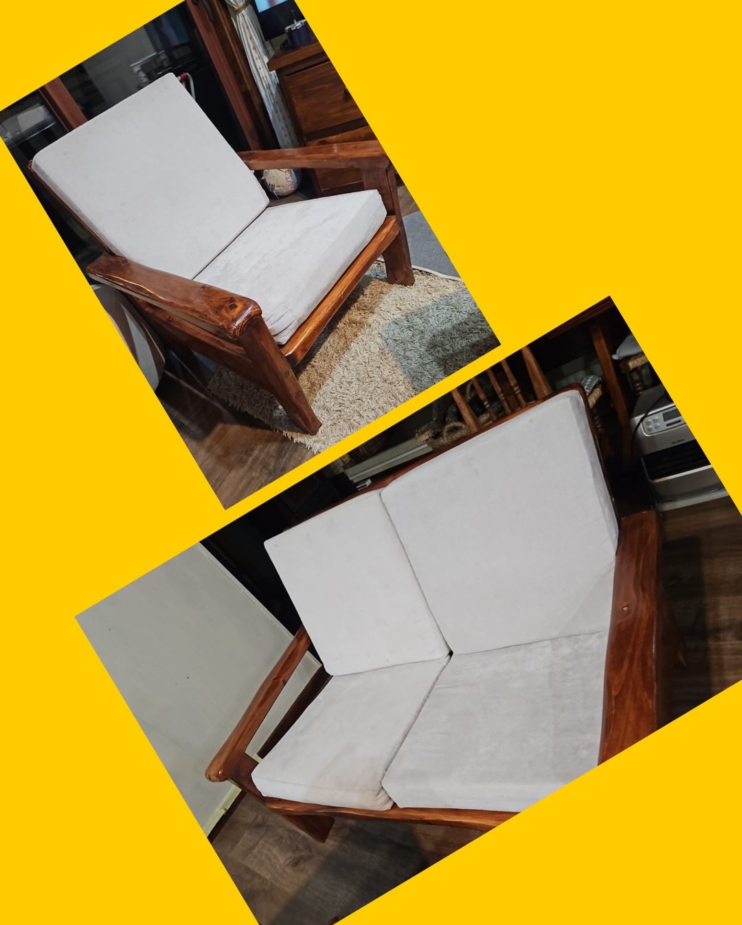 Juego de living terraza/interior (3 piezas)