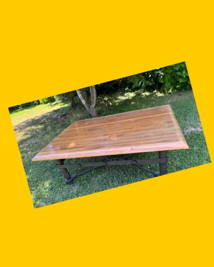 Mesa de centro de fierro