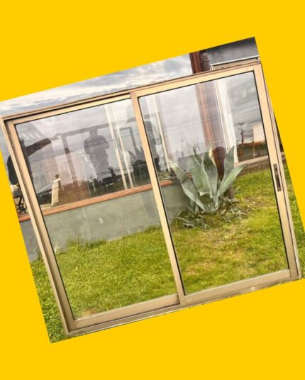 Pack de 2 ventanas de aluminio