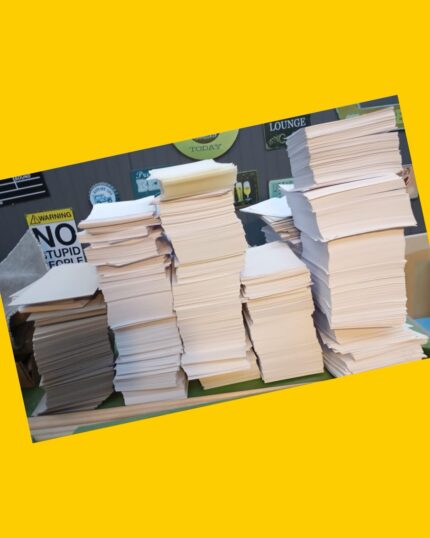 Pack de papel A5 para agendas, aprox 6.000 hojas de gramaje 106 y 140 grs