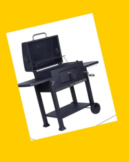 Parrilla a carbón con bandejas laterales Mr. Beef