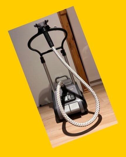 Plancha a vapor vertical con soporte extensible Rowenta