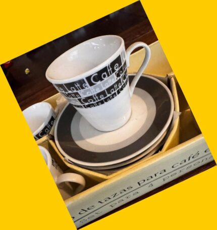 4 tazas café
