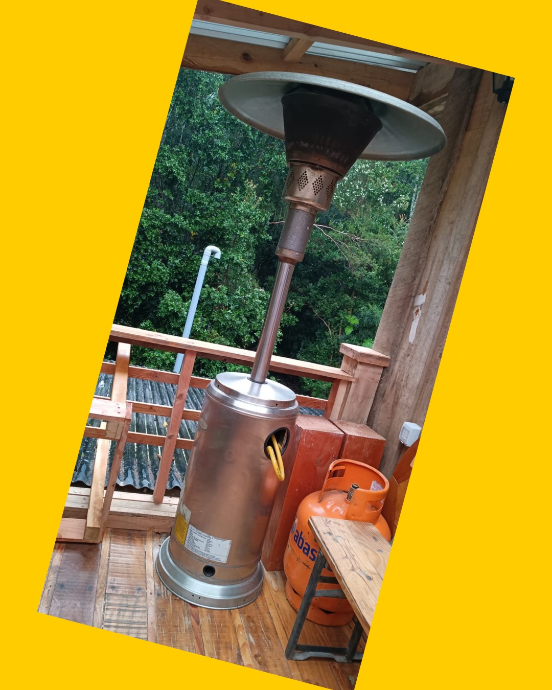 Calefactor de terraza