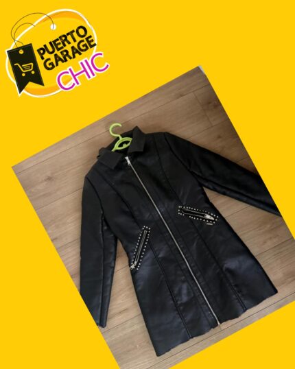 Chaqueta eco cuero Liola