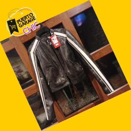 Chaqueta ecocuero Americanino