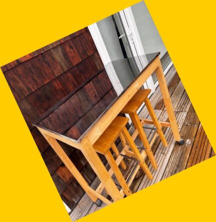 Cocina isla móvil con pisos IKEA