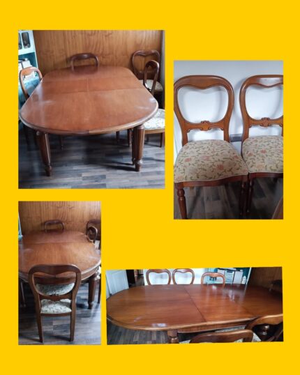 Comedor extensible con 10 sillas Hecho a medida