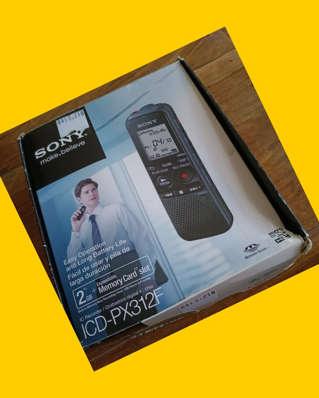 Grabador digital de voz Sony
