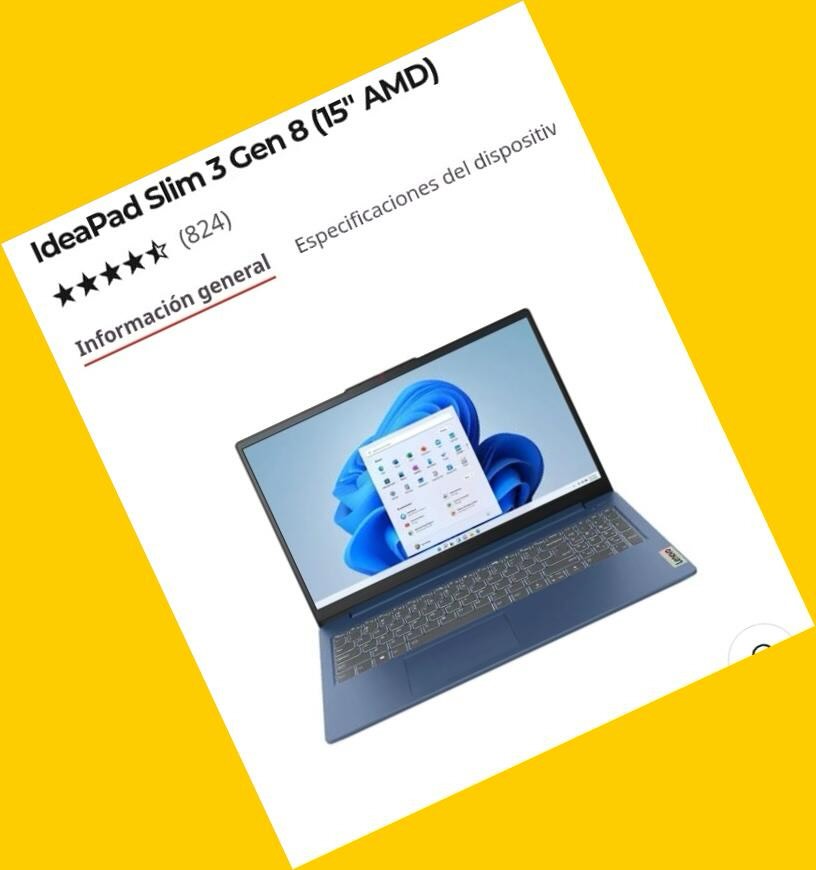 Pack Laptop + Teclado Gamer + Mouse Lenovo / Xtrike Me Ryzen 5