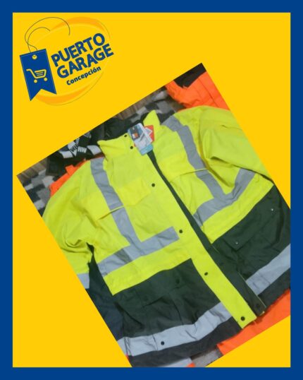 Parka térmica alta visibilidad amarilla