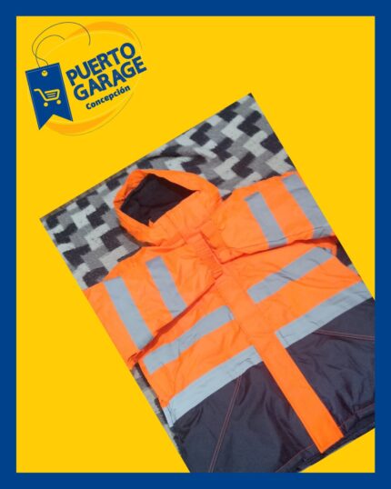 Parka térmica alta visibilidad naranja