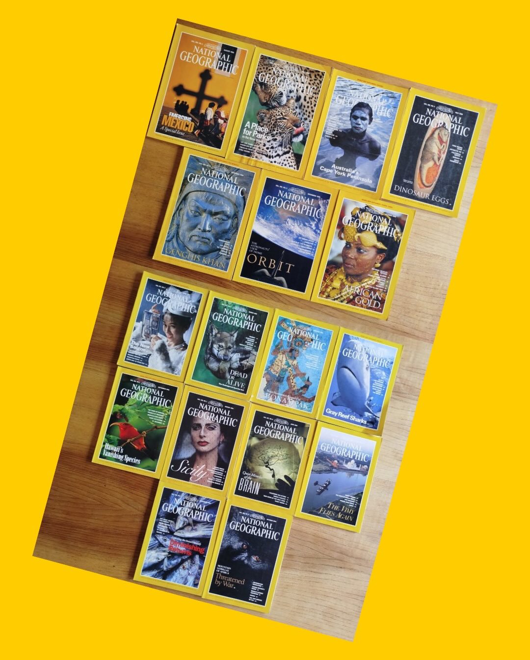 Revistas National Geographic + mapas