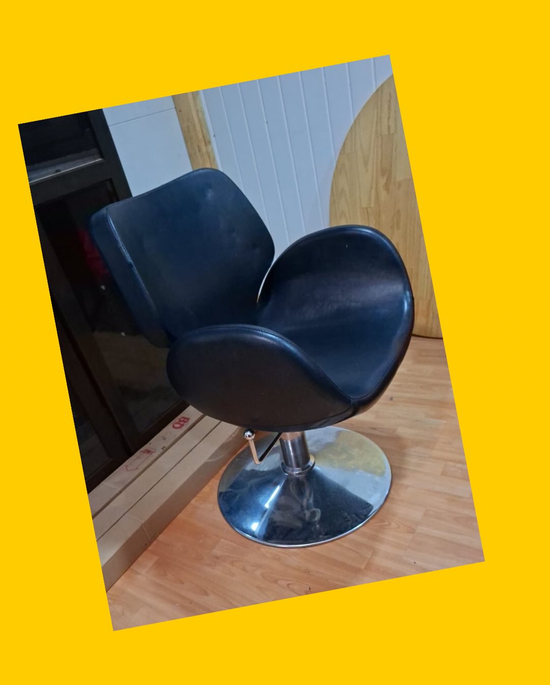 Sillón de peluquería reclinable