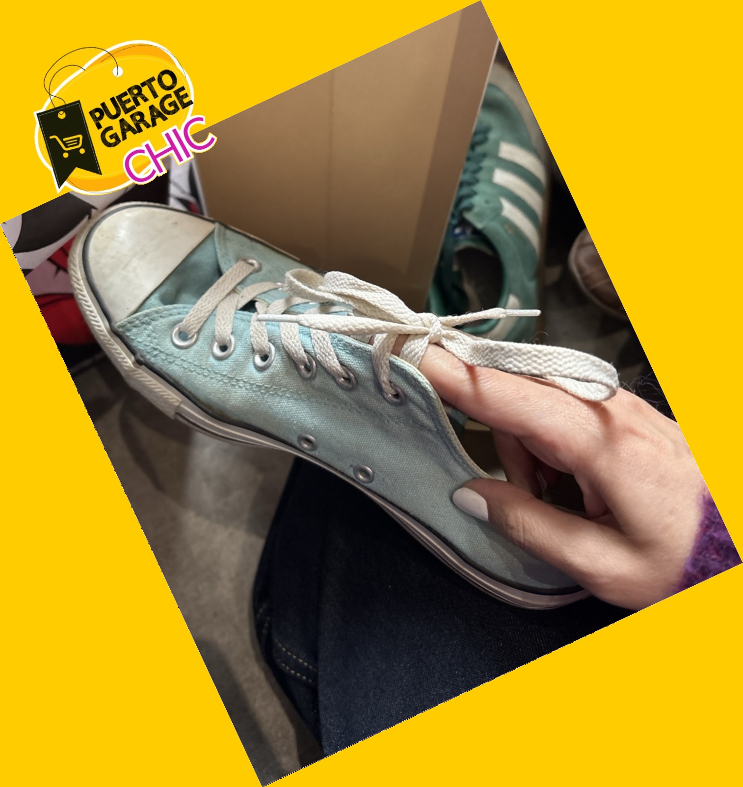 Zapatillas Converse celestes