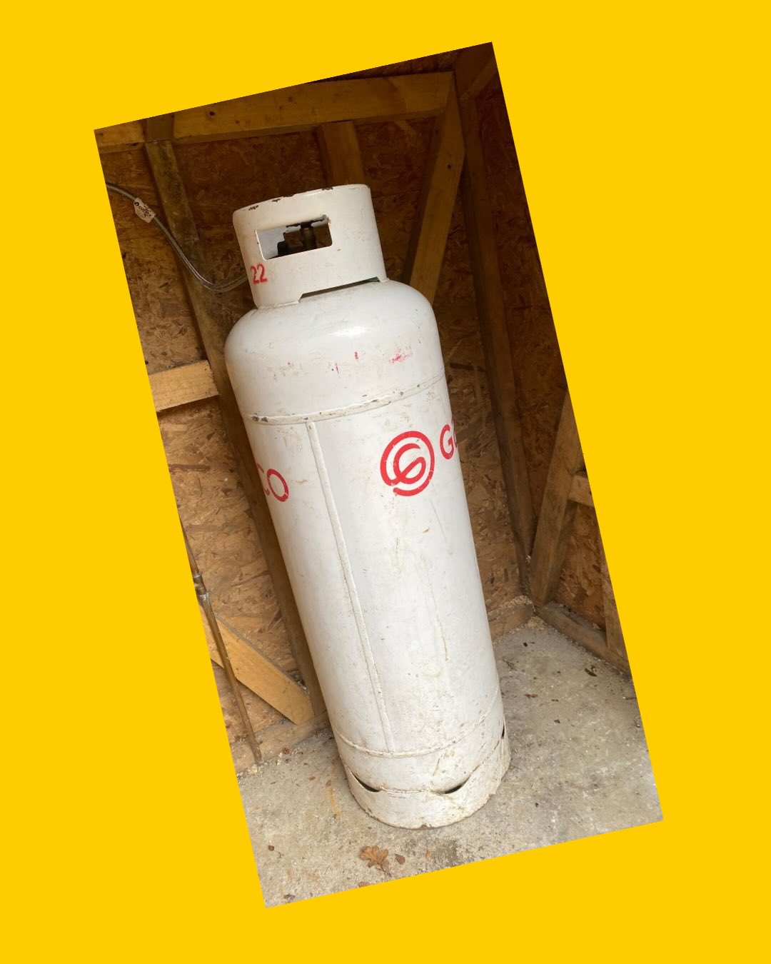 Balón de gas 45 kg vacío