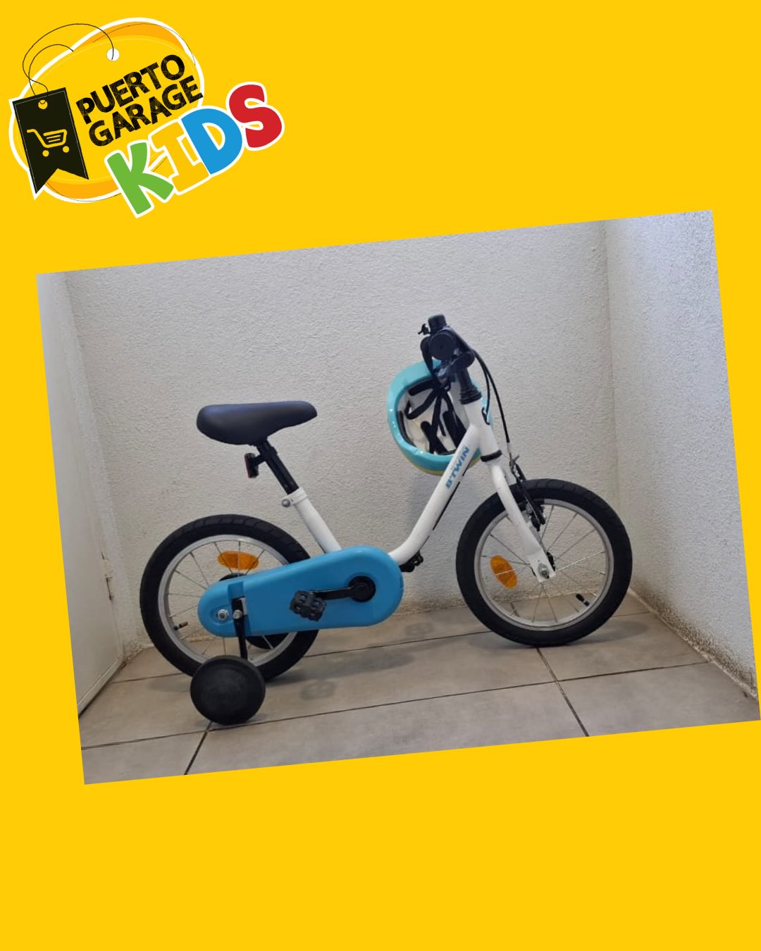 Bicicleta infantil + casco BTWIN