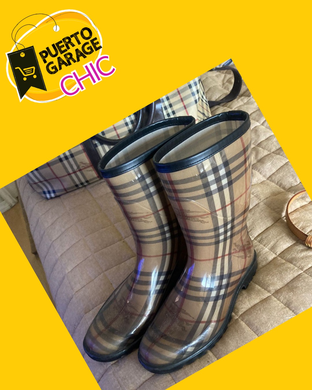 Botas de agua Burberry