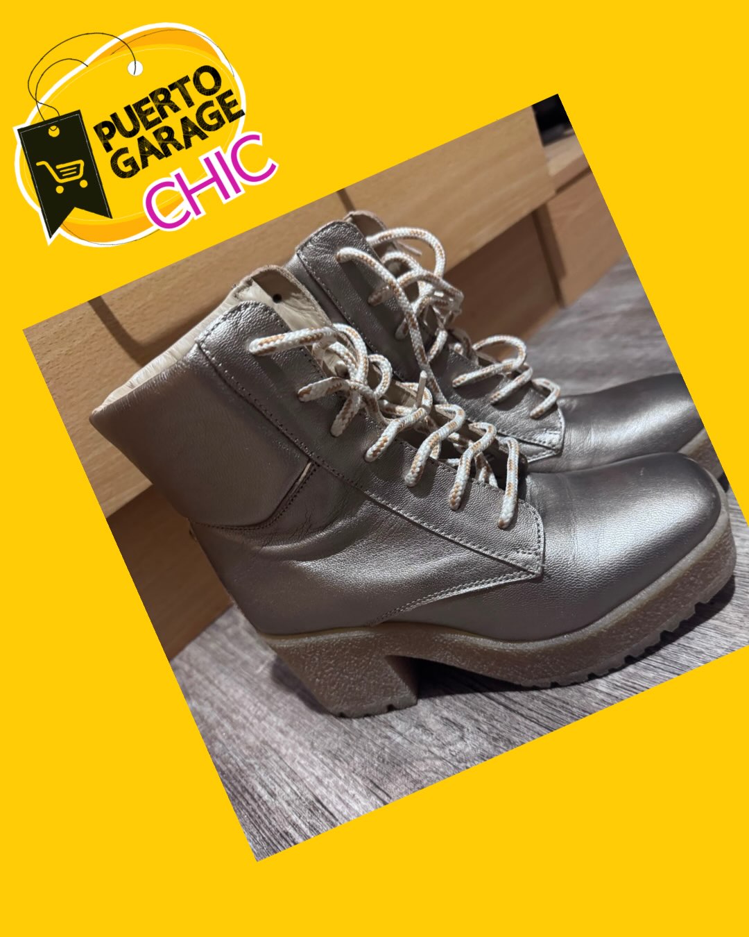 Botines de cuero Javiera Poch