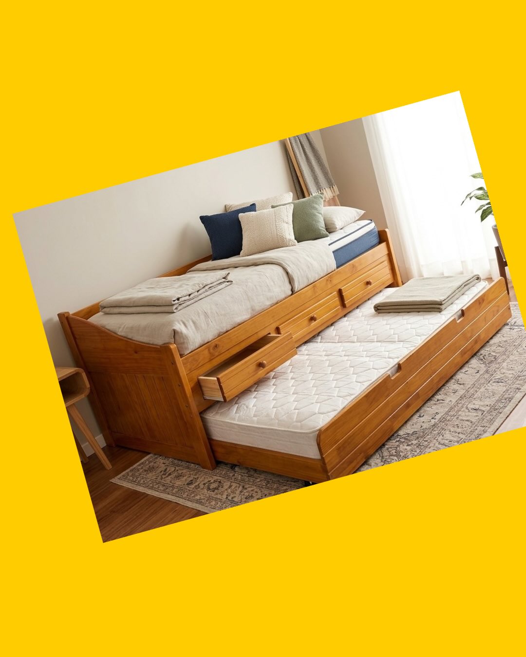 Cama nido con 2 colchones