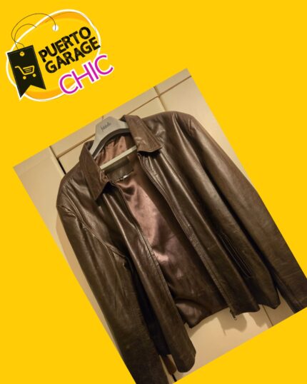 Chaqueta de cuero hombre