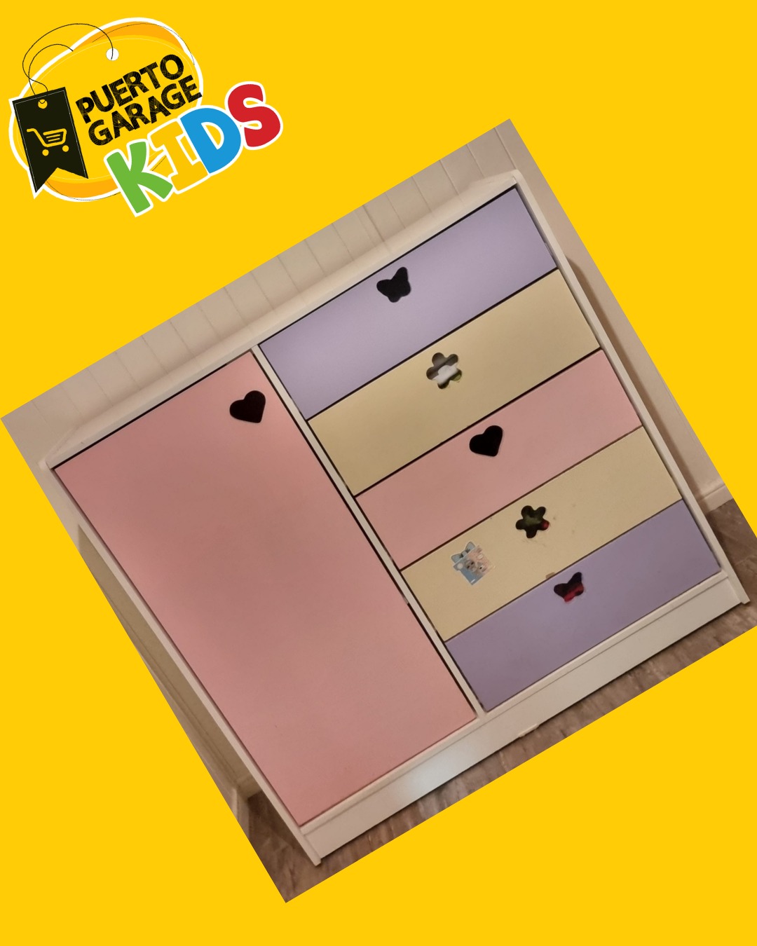 Cómoda infantil melamina