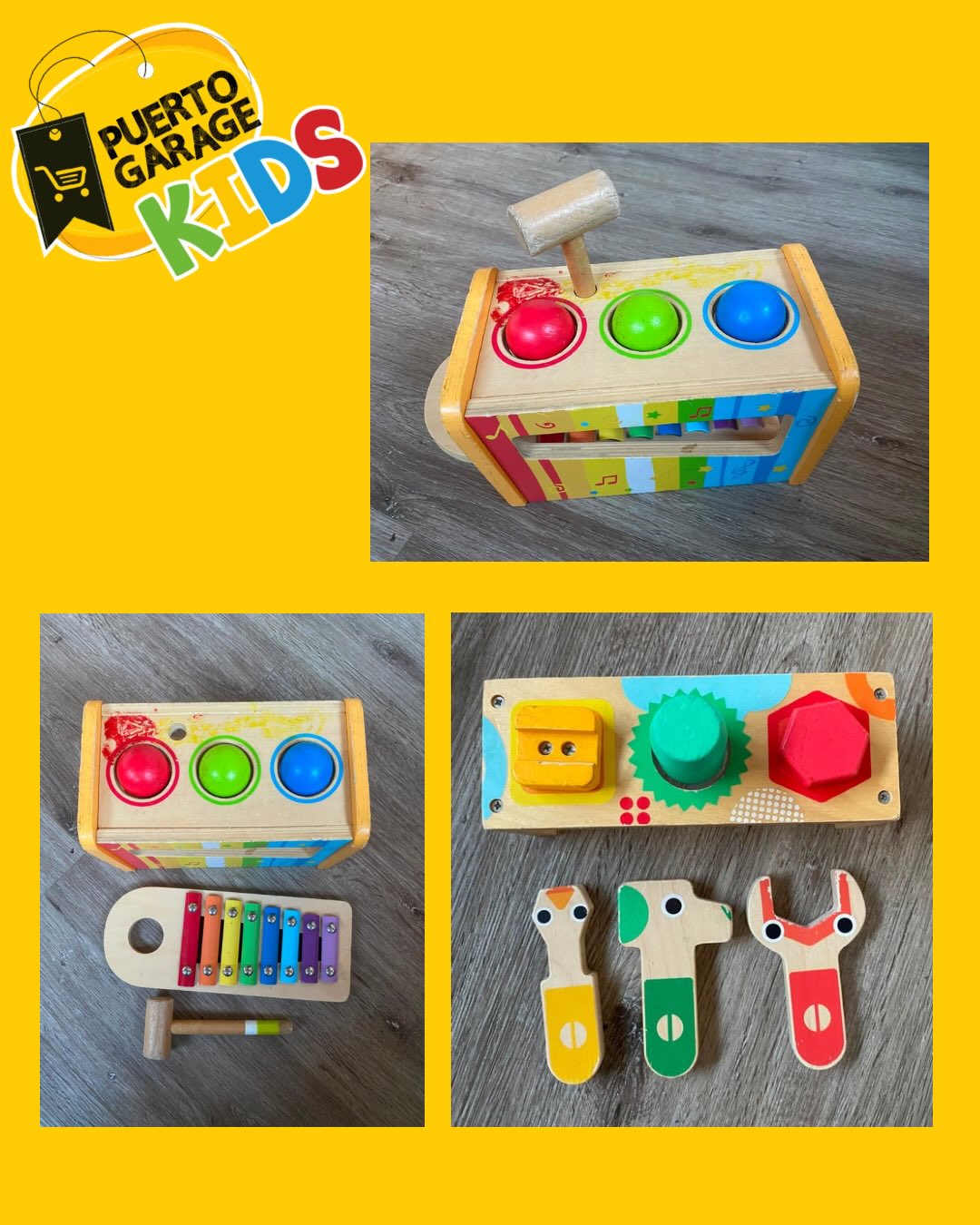 Juegos de madera de motricidad