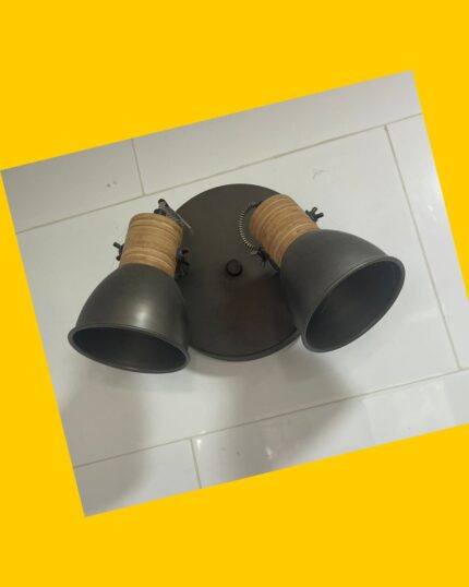 Lámpara de pared doble foco