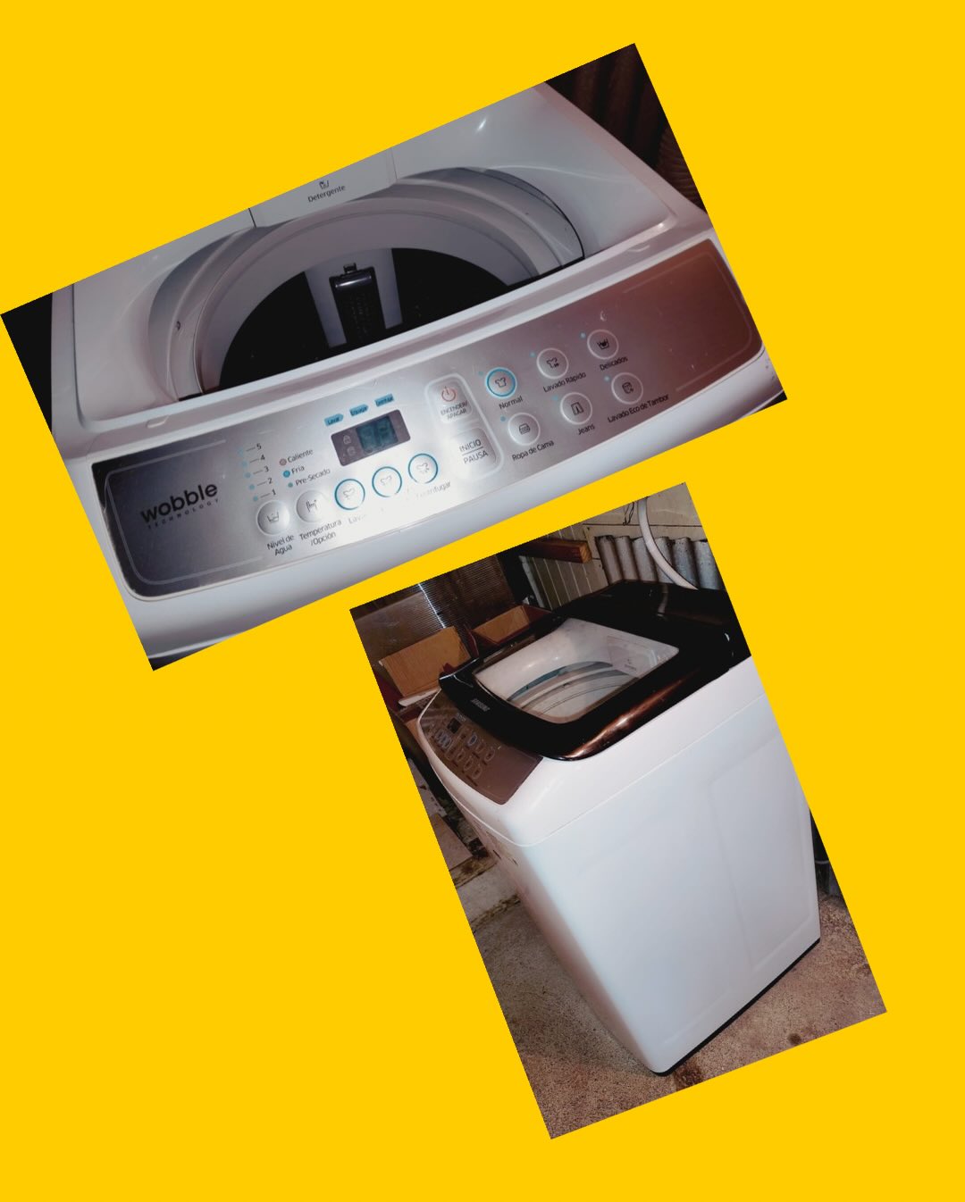 Lavadora Samsung 9kg Wobble