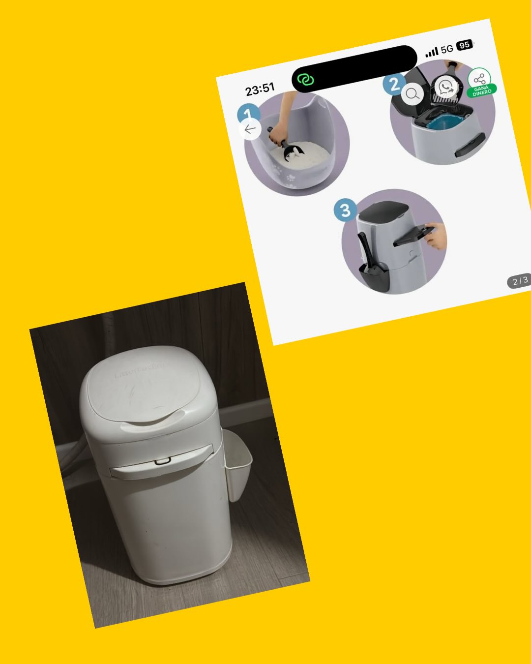 LitterLocker Sistema de Eliminación de Desechos para Gatos