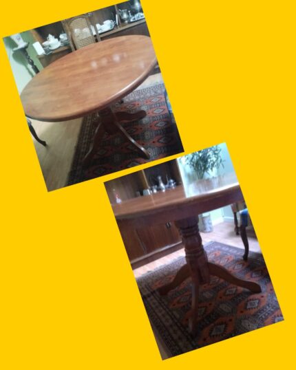 Mesa circular de comedor
