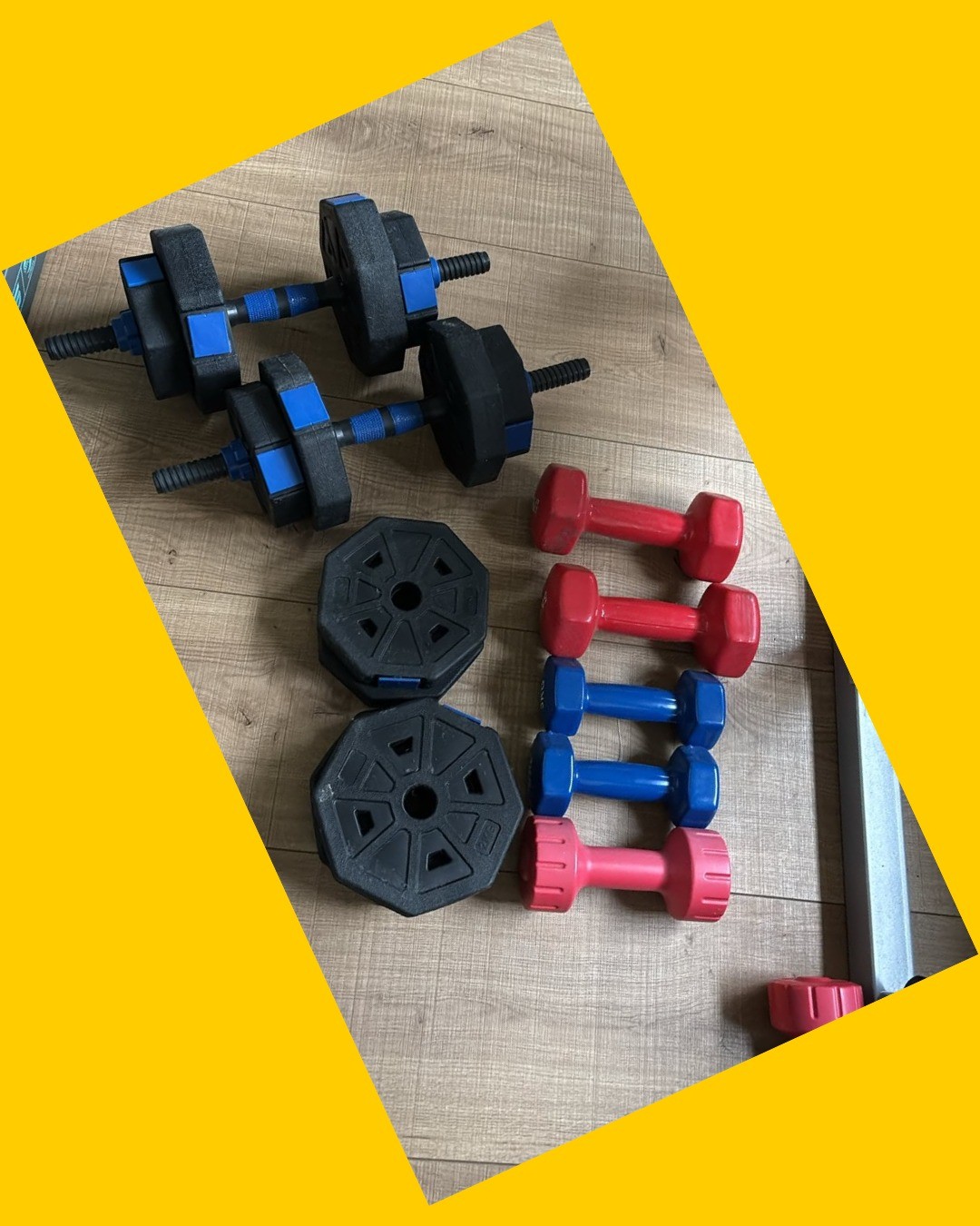 Set de mancuernas