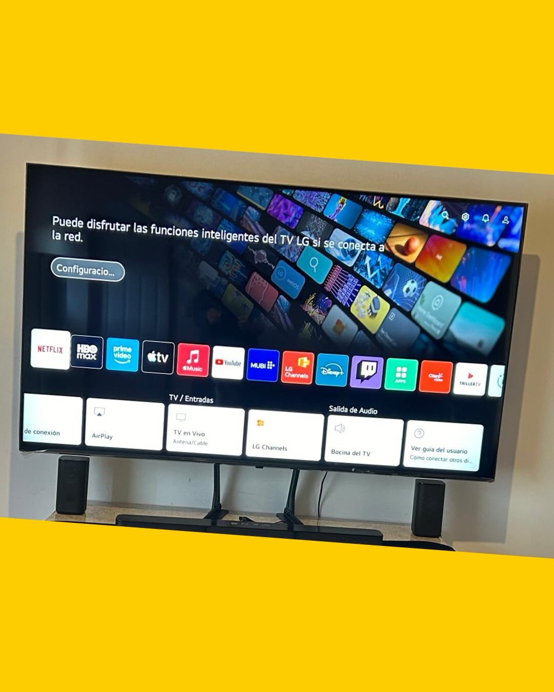 Smart TV LG NanoCell 65 + Base TV